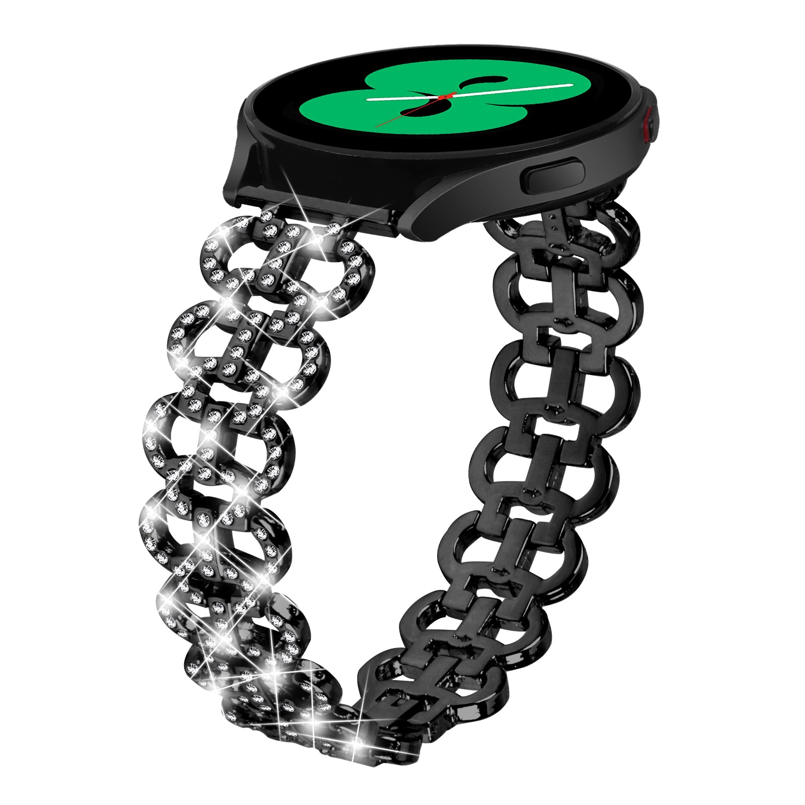 For Samsung Galaxy Watch Active Active2 44 40mm Metal Watch Band 20mm Light Luxury Rhinestone Watch Strap For Samsung Galaxy Watch Active Active2 44 40mm Metal Watch Band 20mm Light Luxury Rhinestone Watch Strap
